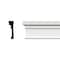 Ekena Millwork WM523 - 3 1/2"H x 1"P x 96"L RB3 Casing Moulding, PVC WM523X96SWPV - alternate 1